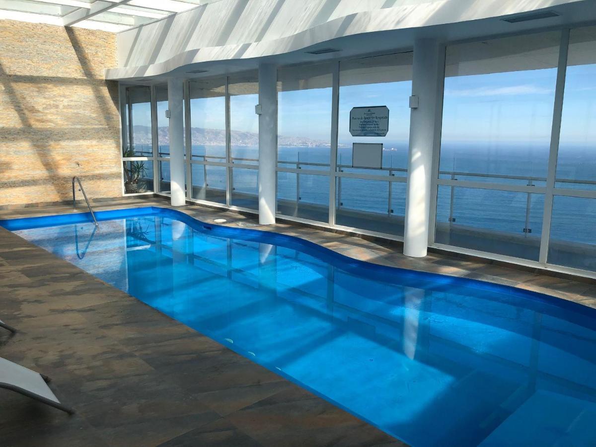 Hermoso Departamento con Insuperable Vista al Mar Apartamento Viña del Mar Exterior foto