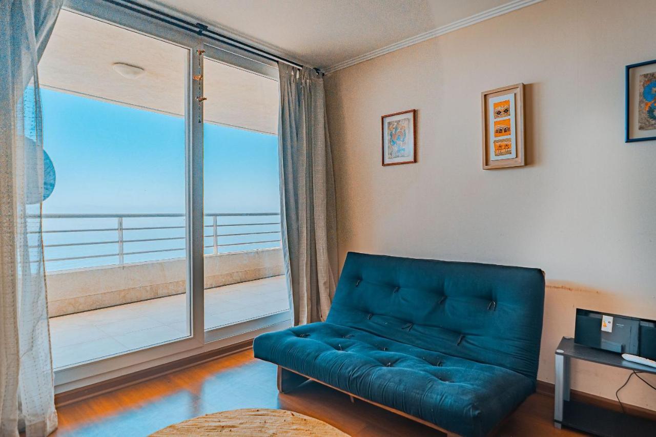 Hermoso Departamento con Insuperable Vista al Mar Apartamento Viña del Mar Exterior foto