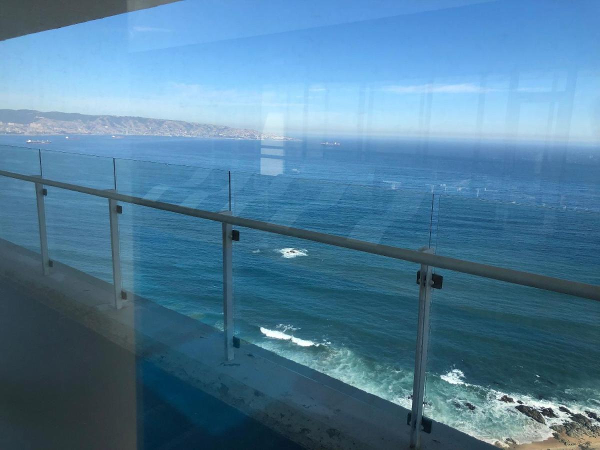 Hermoso Departamento con Insuperable Vista al Mar Apartamento Viña del Mar Exterior foto
